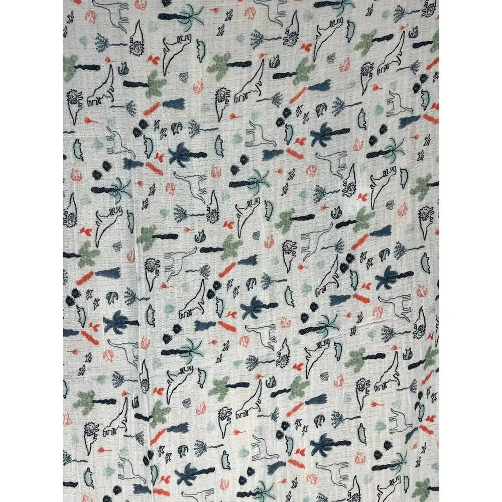 Aden + Anais Essentials Dinosaur Palm Tree Muslin Swaddle Baby Blanket Cotton